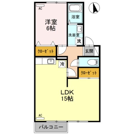 セジュール上冨居の物件間取画像